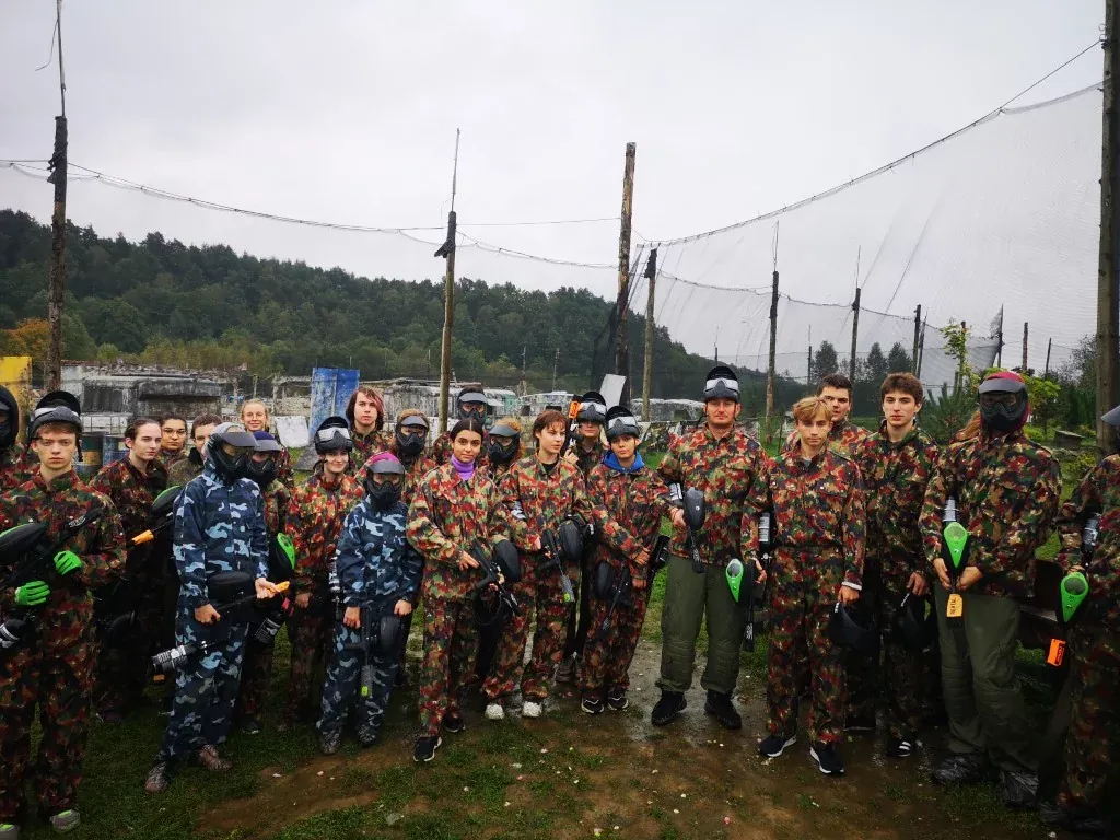 Paintball dla dzieci podczas półkolonii