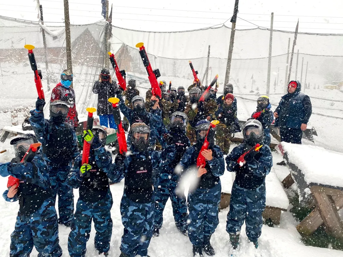 Paintball dla dzieci na wycieczce szkolnej